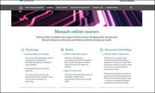 Monash-Online-Course