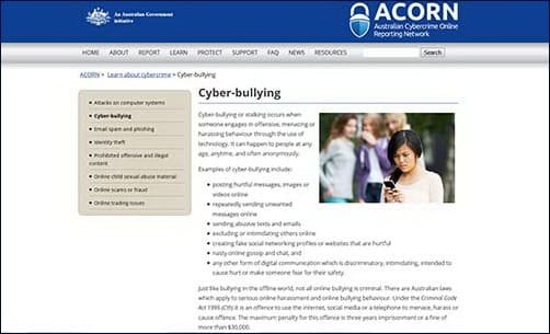 Australian Cybercrime Online Reporting Network